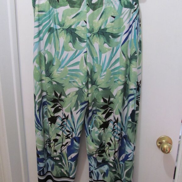 Susan Graver Tropical Printed Crop Pants ~ Size XL ~ A395951 - Picture 3 of 11